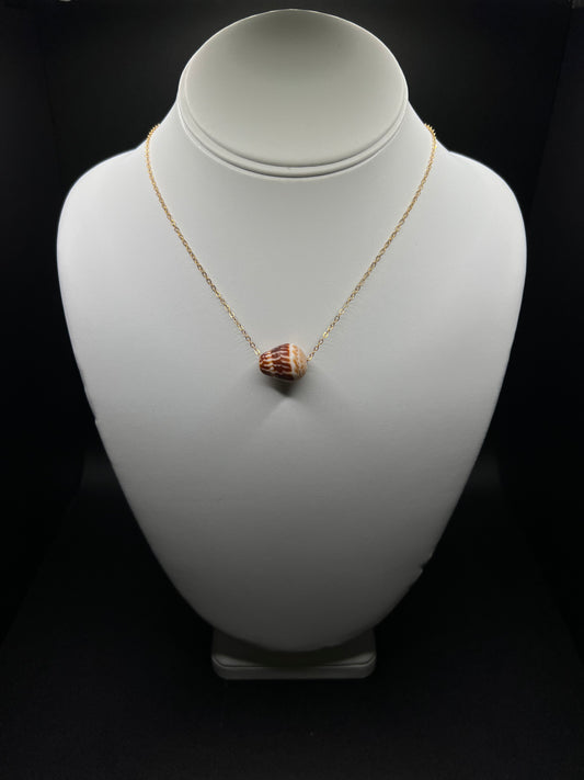 Floating Chaldean Cone Necklace