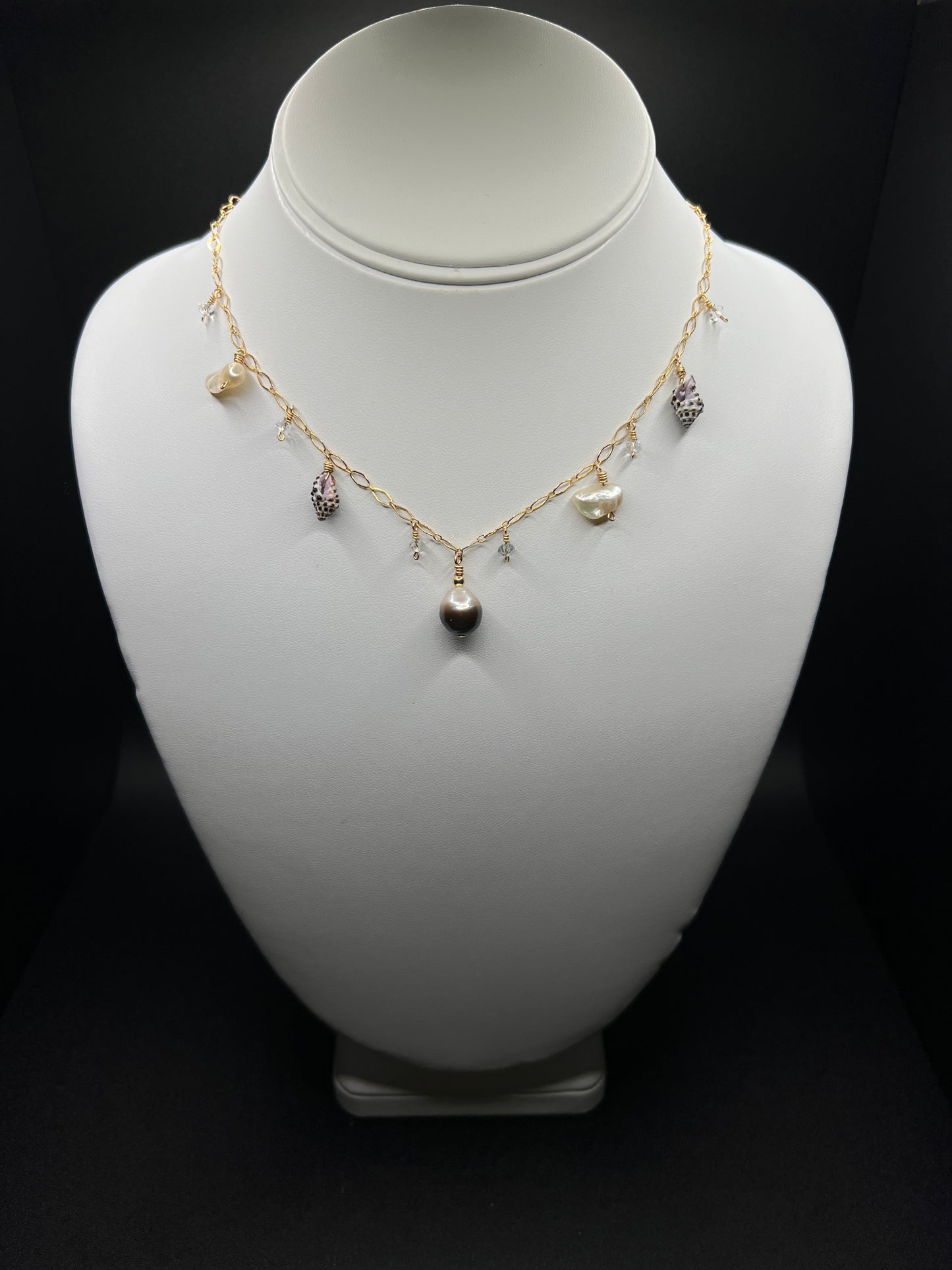 Tahitian Pearl Charm Necklace